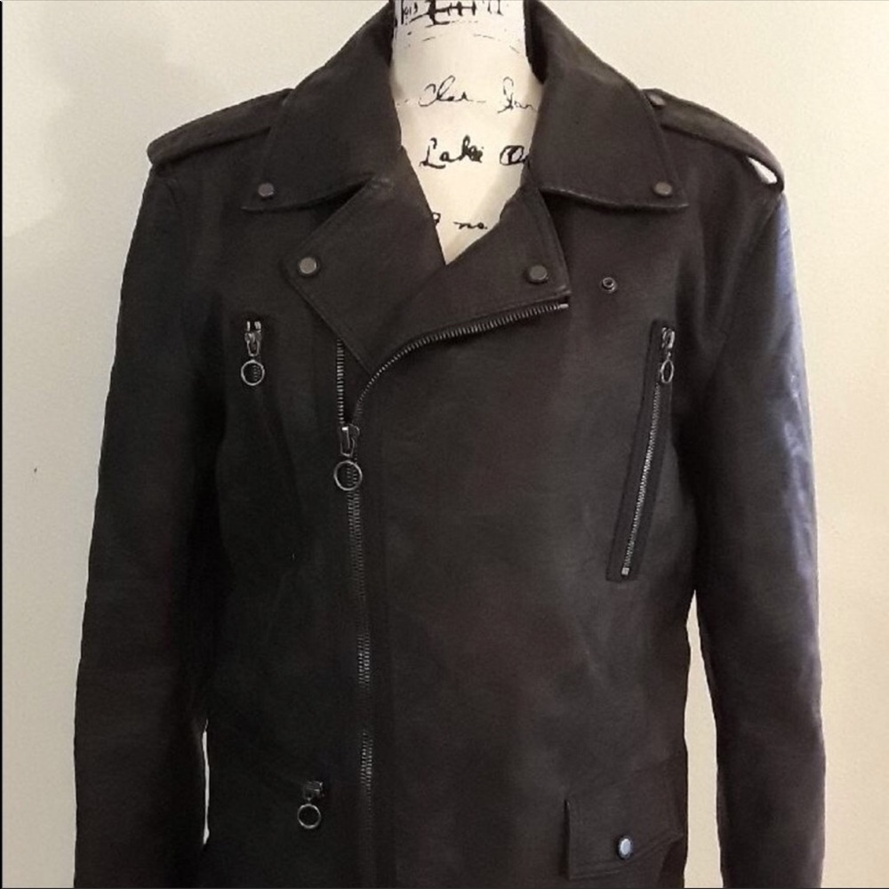 Men’s Leather Motorcycle Jacket sz.medium